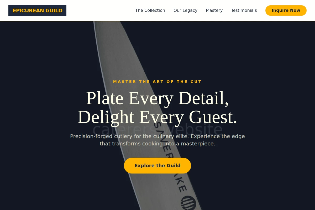 Buffet-style Chef Knife