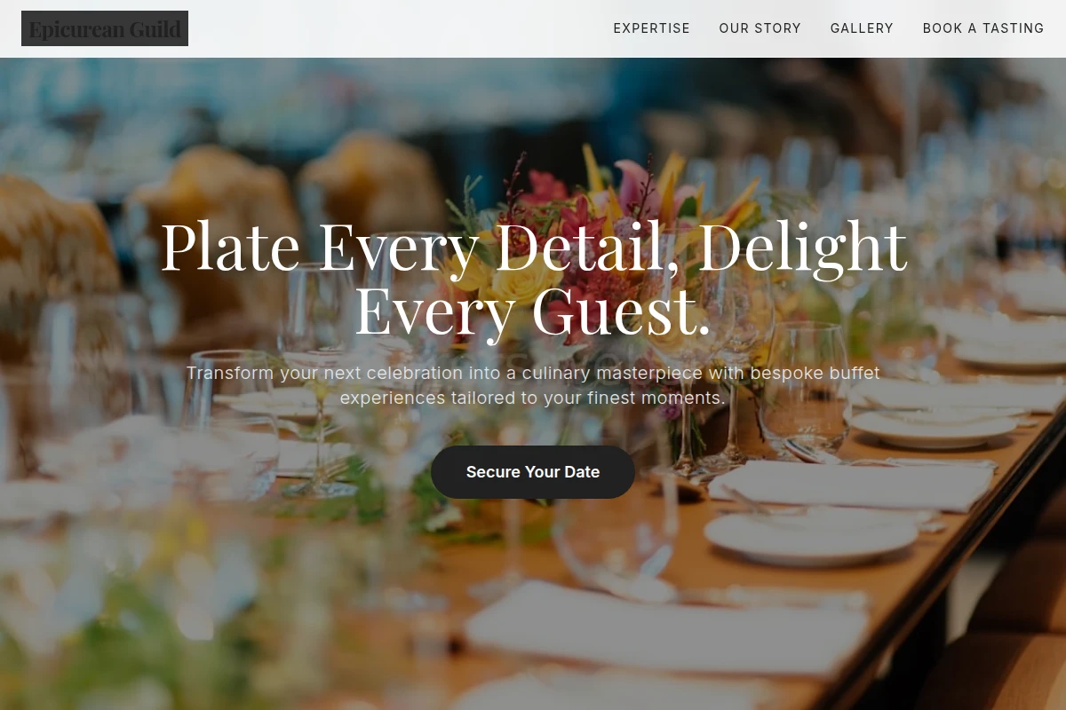 Buffet Event Planning