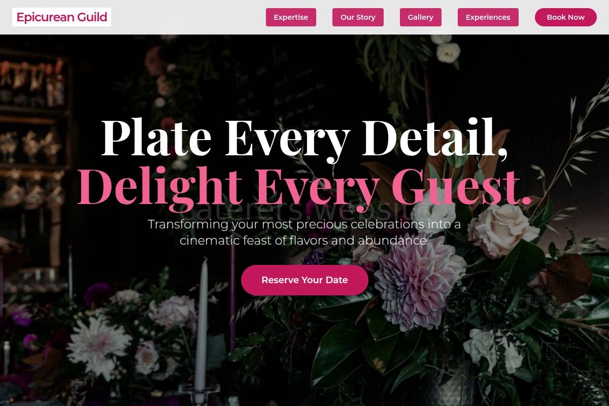Buffet-style Event Planning