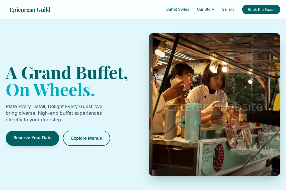 Buffet-style Food Truck