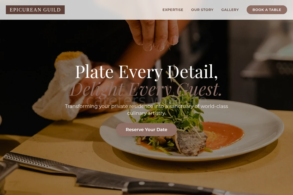 Sauté Private Chef