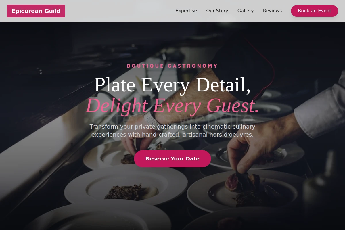Hors d'oeuvres Private Chef