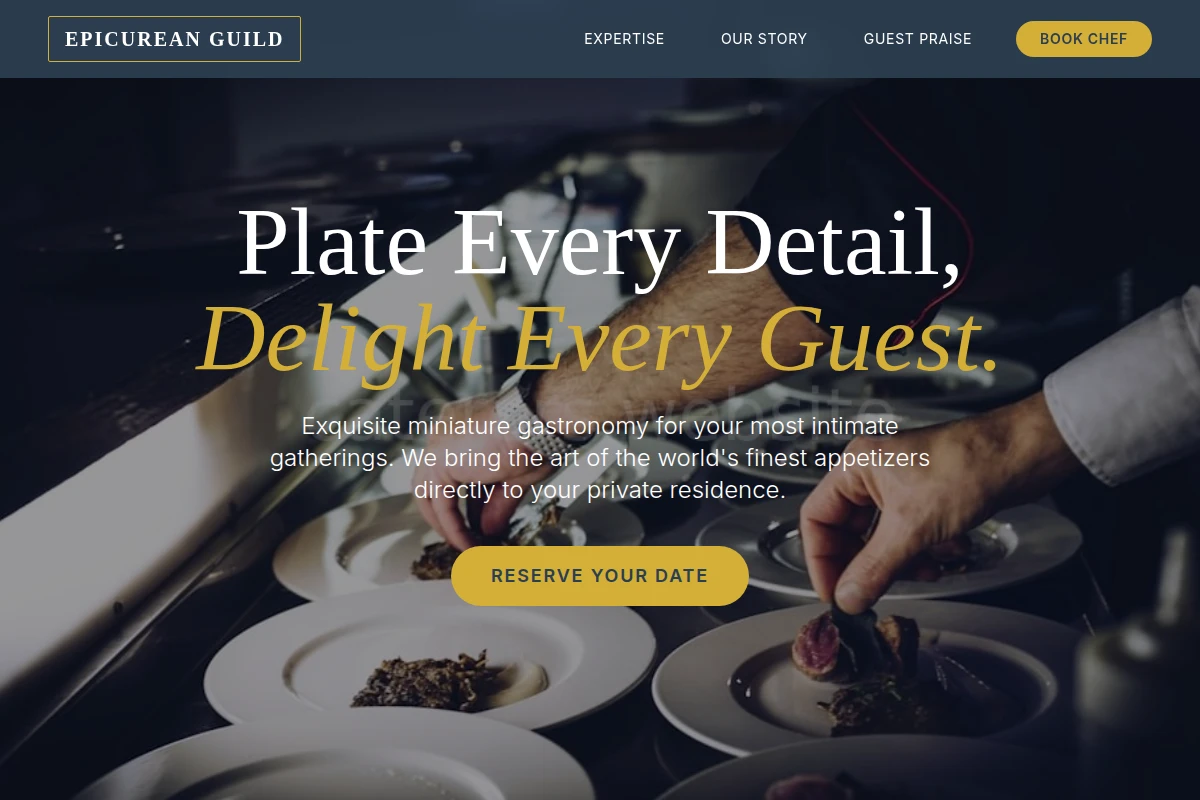 Hors d'oeuvres Private Chef