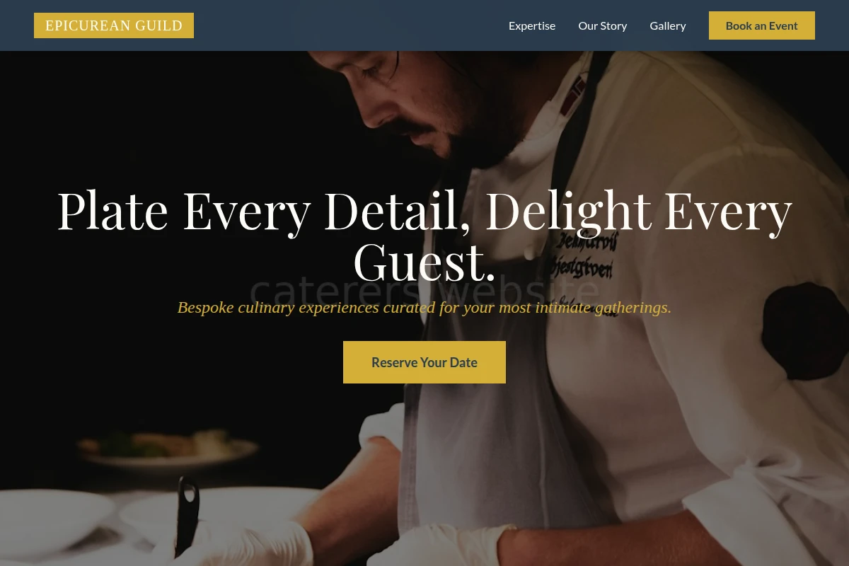 Menu Private Chef