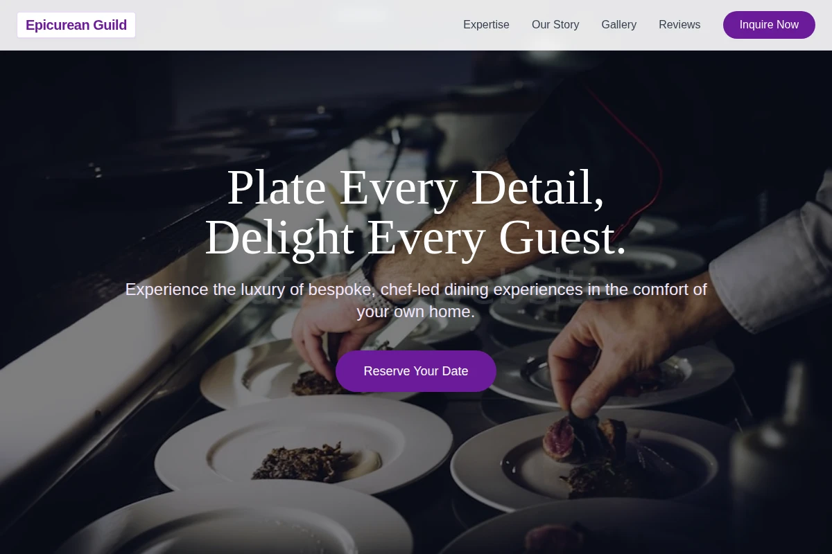 Gourmet Private Chef