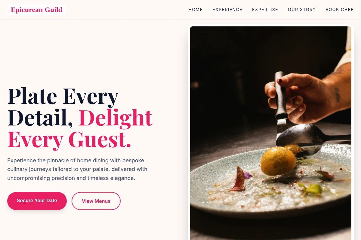 Chafing Dish Private Chef